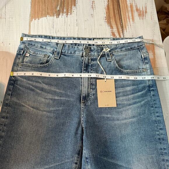 AG Adriano Goldschmied Saige High Rise Straight 12 Years Salvation 32 Stretch - Picture 6 of 11